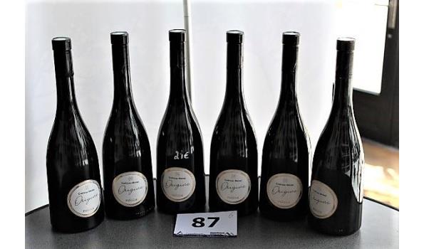 6 flessen à 75cl rode wijn, Chateau Maïme, Origine,  Côtes de Provence, 2014